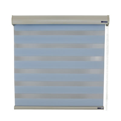 A zebra motorizada completa da camada dupla cega o teste padrão horizontal para a janela de Oriel