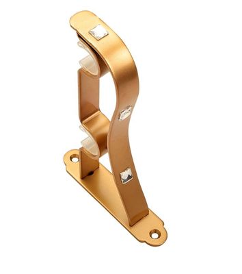 Cortina de ferro de alumínio Rod Bracket do teto direito da montagem da parede dos suportes das barras