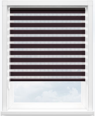 Cortinas de rolo da zebra do banheiro nenhumas do perfurador do banheiro do toalete da cozinha do escurecimento da tração cortinas impermeáveis para baixo
