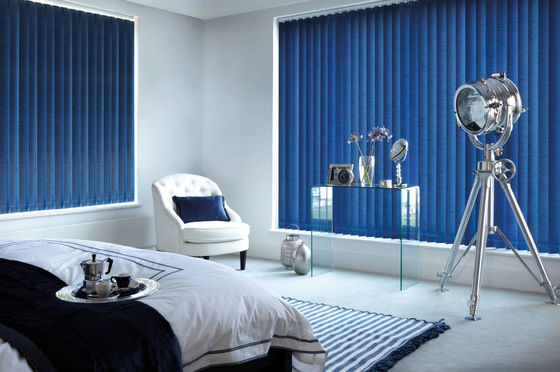 Cortinas quietas do vento da indústria da tela do jacquard que protegem semi a abertura dobro