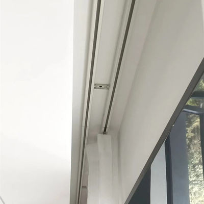 Motor motorizado de alumínio de dobramento ondulado silencioso de WifiTuya da trilha da cortina do Smart Home para o quarto