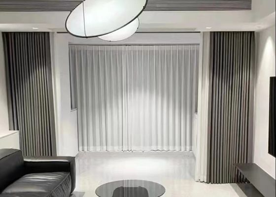 Tipo moderno ajustável flexível do hotel de veludo do escurecimento das cortinas