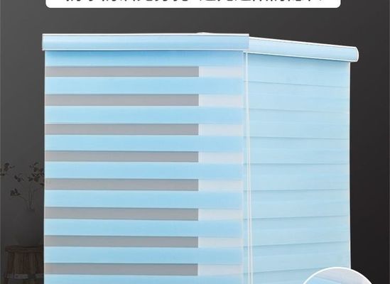 Cortinas impermeáveis da zebra do rolo, máscaras horizontais do rolo para a sala de visitas