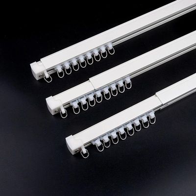 A trilha telescópica da cortina do metal, S telescópico dobra os trilhos de cortina resistentes