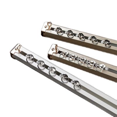 Cortina feita sob encomenda Rod Track Aluminum Alloy Material do hotel para decorativo