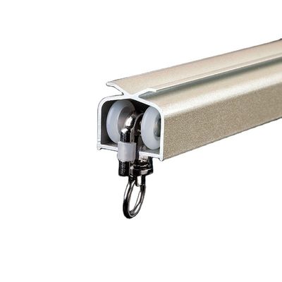 Cortina feita sob encomenda Rod Track Aluminum Alloy Material do hotel para decorativo
