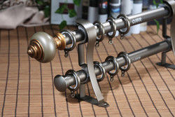 Cortina de alumínio oca luxuosa decorativa Rod dos tampões de extremidade 28mm da resina da janela