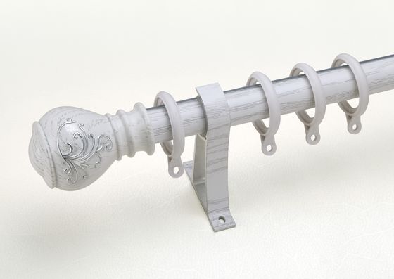 A resina dos produtos de madeira de Austrália 29mm para trás deixa cair o alumínio plástico cinzelado de Polo da cortina da sanefa do hardware