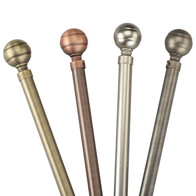 Decoração de bronze de galvanização da casa de Rod Stainless Steel Material For da tubulação da cortina