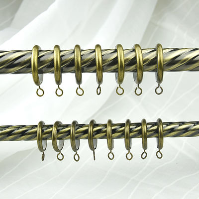 cortina torcida Rod Accessories de Polo da cortina da cortina de 28/19mm Finials de bronze