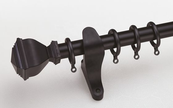 Cortina dobro Rod Holder Image Curtain da tubulação de alumínio da montagem 28mm da parede