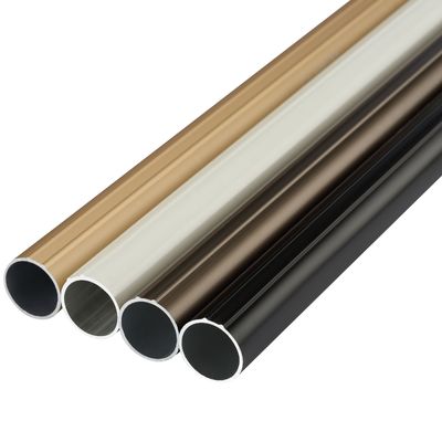 Cortina dobro Rod Holder Image Curtain da tubulação de alumínio da montagem 28mm da parede