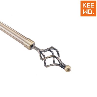 janela telescópica de Rod Silver Color For Home da tubulação da cortina de 28mm