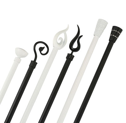 Cortina Ros telescópica de aço inoxidável de bronze antiga com acessórios da cortina