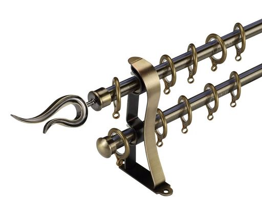 120 polegadas de tubulação ajustável Rod Stainless Steel Material da cortina