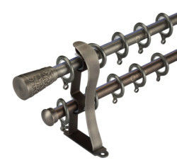 120 polegadas de tubulação ajustável Rod Stainless Steel Material da cortina