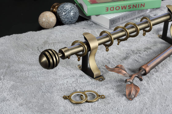 Cortina Rod End Cap Curtain Accessories da tira do ouro