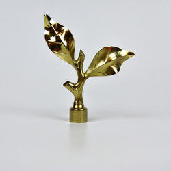 Cortina Rod End Cap Curtain Accessories da tira do ouro