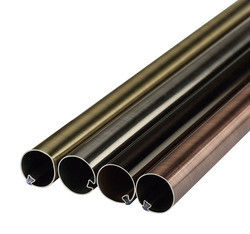 Anti tubulação resistente Rod Aluminium Alloy Material da cortina da oxidação