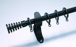 Única tubulação dobro Rod Steel Material Modern Style da cortina para a casa