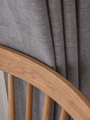 Linho Grey Camada dupla de cortina blackout claro Ring Style simples de veludo