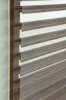 Cortinas de janela inteligentes da dupla camada interna para o ODM da decoração da casa