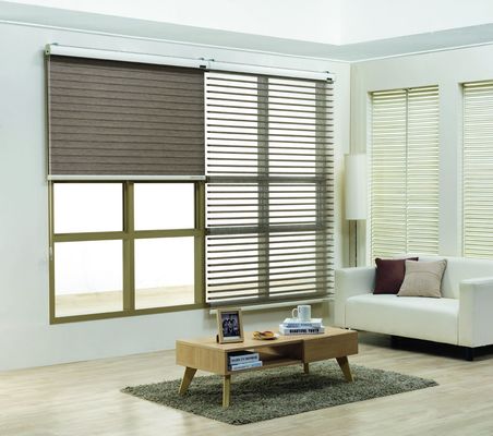 Cortinas de janela inteligentes da dupla camada interna para o ODM da decoração da casa