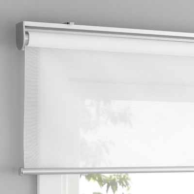 Manual de Grey Fireproof Roller Window Blinds da tela para o escritório do hospital da casa
