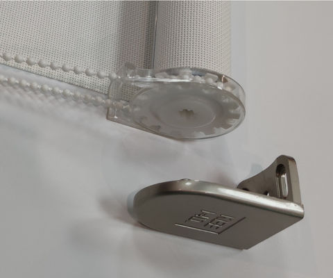 Manual de Grey Fireproof Roller Window Blinds da tela para o escritório do hospital da casa