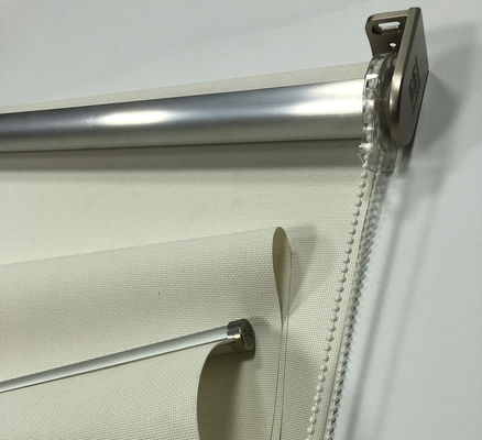 Manual de Grey Fireproof Roller Window Blinds da tela para o escritório do hospital da casa