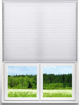 Grey Cortinas opacas tipo favo de mel de filtração claro, máscaras celulares amarrados modernas