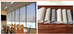 Anti da estática cortinas do escurecimento semi, máscaras de janela do rolo para o banheiro da cozinha