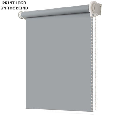 Cortinas materiais da cortina do rolo do poliéster para o logotipo da cópia da propaganda