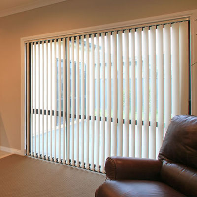 manual vertical das cortinas de 89mm Blockout para grande Windows