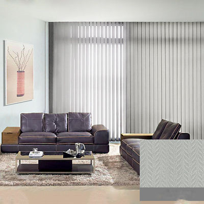 Material inteligente vertical decorativo do poliéster das cortinas de janela