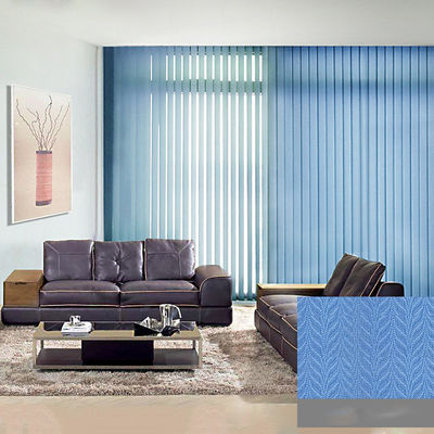 Material inteligente vertical decorativo do poliéster das cortinas de janela