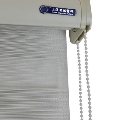 Controle de manual inteligente da corrente das cortinas de janela do teste padrão horizontal da zebra