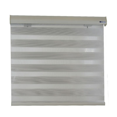 Controle de manual inteligente da corrente das cortinas de janela do teste padrão horizontal da zebra
