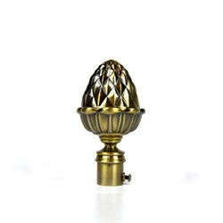 cor de cobre de bronze de Rod Accessories With Gold Sliver da cortina de janela de 19mm