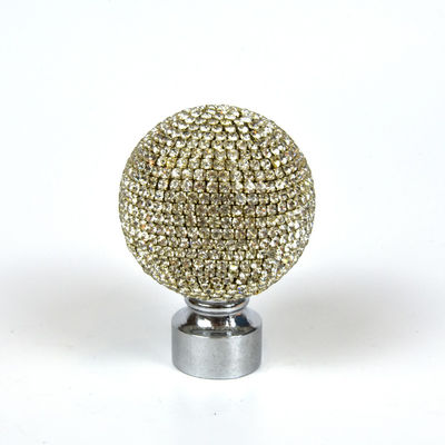 Cortina Rod Accessories Crystal Glass Finials para a cortina Ros