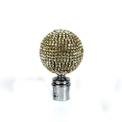 Cortina Rod Accessories Crystal Glass Finials para a cortina Ros