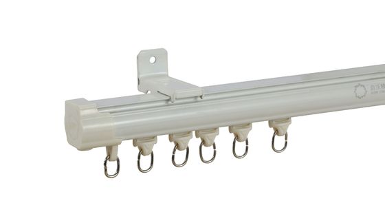 Trilhos de cortina de Rod Price White Color Aluminum da cortina para cortinas