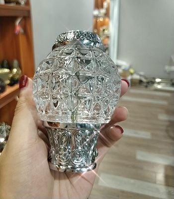 Da fábrica acessórios de cristal da haste de cortina do metal diretamente por atacado 16/19mm 28mm