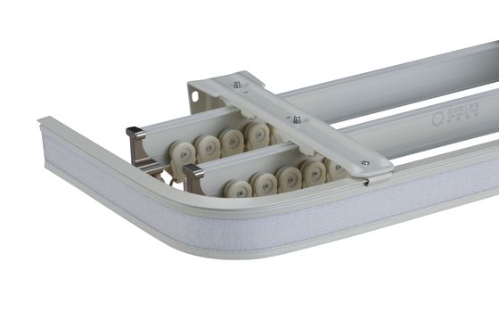 Trilho mágico da trilha da cortina da fita dos trilhos de alumínio fixados na parede prontos do navio para o bolso das cortinas
