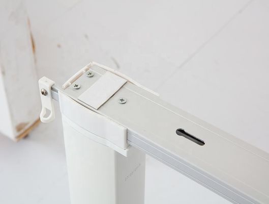 Material ajustável da liga de alumínio da trilha silenciosa telescópica elétrica da cortina