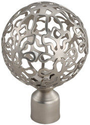 Cortina principal de vidro decorativa luxuosa Ros de Rod Accessories Curtain Finials For da cortina