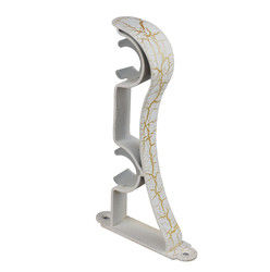 Cortina dobro Rod Bracket do cobre da montagem do teto decorativo do metal