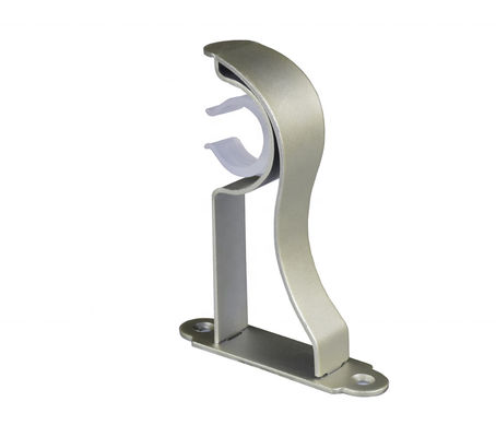 Suporte dobro de Rod Hardware Channel U da parede de cortina do teto dobro