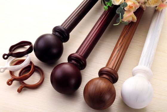 A cortina moderna decorativa Rod Rings 28mm com galvanização pulveriza de superfície