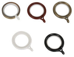 A cortina moderna decorativa Rod Rings 28mm com galvanização pulveriza de superfície